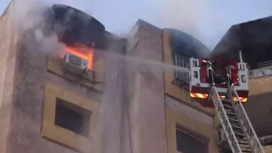 صورة العاصمة..وفاة 3 أشخاص في حريق بشقة بأولاد فايت