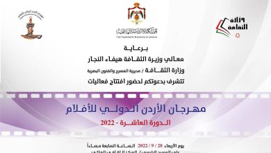 صورة انطلاق مهرجان الأردن الدولي العاشر للأفلام.. غدًا