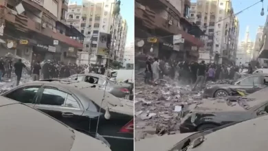 صورة انفجار قوي يهز الضاحية الجنوبية لبيروت.. إسرائيل تعلن استهداف “الرجل الثاني” في حزب الله