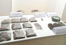 صورة اكتشاف وحجز كنز نقدي يعود للفترة الرومانية