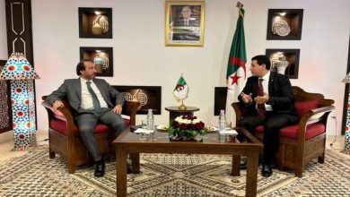 صورة حمادي يستقبل رئيس مجلس التجديد الاقتصادي الجزائري