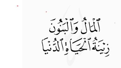 صورة الْمَالُ وَالْبَنُونَ زِينَةُ الْحَيَاةِ