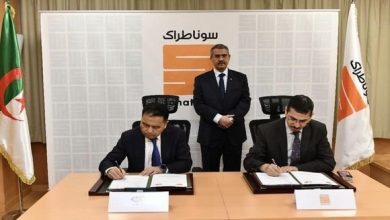 صورة توقيع مذكرة تفاهم بين مجمع سوناطراك والشركة الصينية CC7