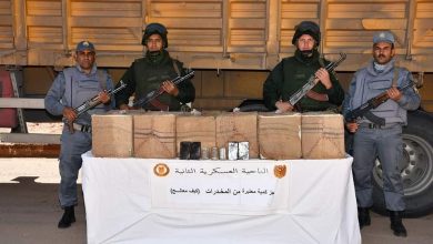 صورة منع محاولات إدخال 5.5 قنطار من المخدرات عبر الحدود مع المغرب