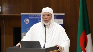 صورة الشّيخ محمّد المأمون القاسميّ:”نريد لجامع الجزائر أن يكون محرابا للعبادة ومنارة للعلم النافع”