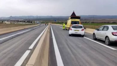 صورة دخول محول الطريق السريع البويرة-شرق حيز الخدمة