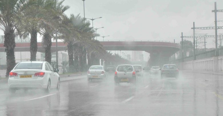 صورة أمطار رعدية ابتداء من يوم الأربعاء على عدة ولايات من الوطن