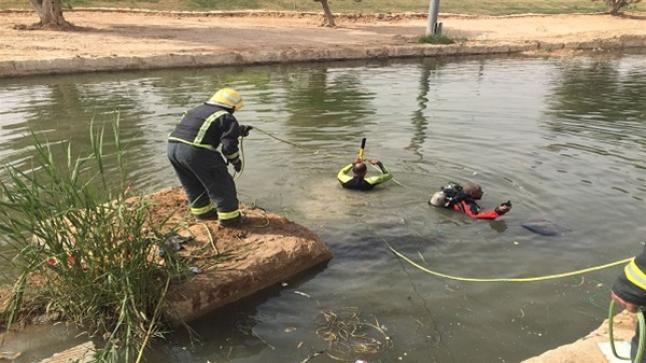 صورة انتشال جثث أربعة أطفال غرقوا في حوض مائي بالناصرية ببومرداس