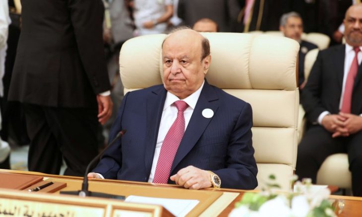 صورة الرئيس اليمني: الاحتكام إلى السلاح والقوة لن يكون مقبولا