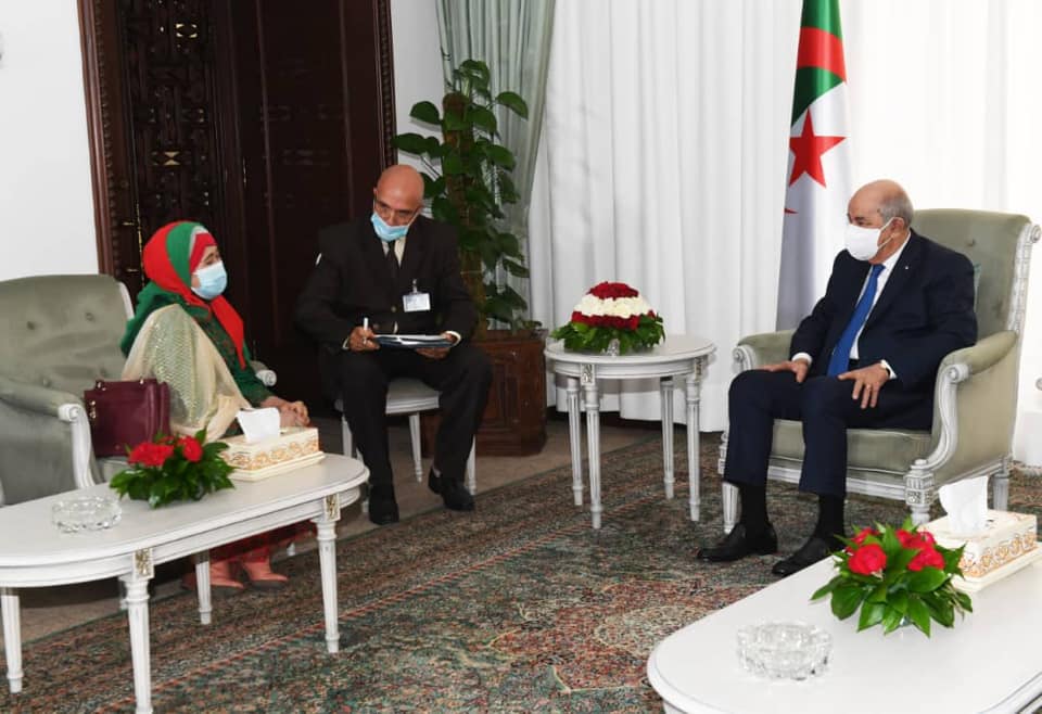 صورة الرئيس تبون يستقبل سفيرة جمهورية اندونيسيا بالجزائر