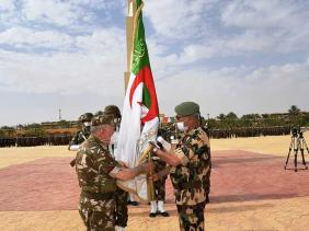 صورة تنصيب اللواء تلمساني قائدا جديدا للناحية العسكرية الرابعة