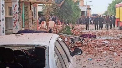 صورة الأغواط : 15 جريحا في انفجار للغاز بمنزل بحي المحافير