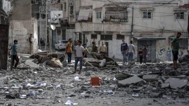 صورة قطر : بدء توزيع مساعدات إغاثية عاجلة بغزة