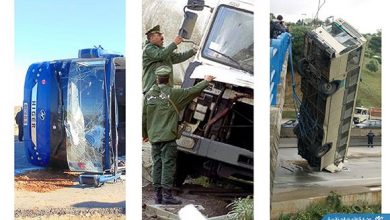 صورة حوادث مرور: وفاة 5 أشخاص وجرح 199 آخرين نهاية الأسبوع الماضي