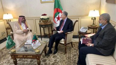 صورة رئيس مجلس الأمة يستقبل سفير السعودية بالجزائر