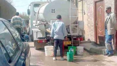 صورة عرجون: أزمة المياه الحالية لا تخص ولاية الجزائر العاصمة فقط.