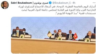 صورة بوقادوم يرافع لإصلاح الجامعة العربية وإحياء روح التضامن العربي