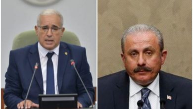 صورة بوغالي يتباحث مع نظيره التركي على المستوى البرلماني