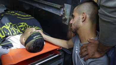 صورة استشهاد 5 فلسطينيين برصاص جيش الاحتلال