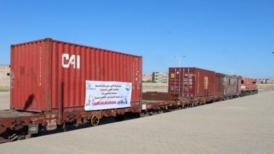 صورة إنطلاق أول عملية لتصدير مواد رسكلة الحديد تنقل بالقطار إلى ميناء بجاية