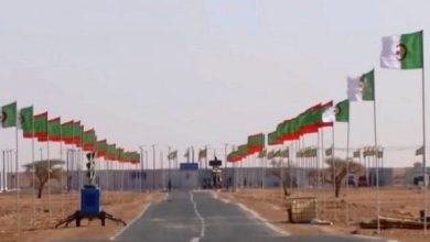 صورة تندوف: تقليص مدة إنجاز المركزين الحدوديين بين الجزائر وموريتانيا