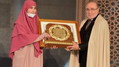 صورة القارئة زينب بن يوسف  تفتك المرتبة الأولى لجائزة الجزائر الدولية للقرآن الكريم