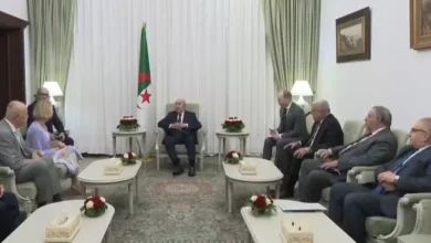 صورة رئيس الجمهورية يستقبل رئيسة الجمعية الوطنية لسلوفينيا