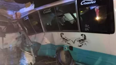 صورة تبسة: إرتفاع حصيلة حادث المرور ببلدية الكويف الى 5 قتلى و 25 جريحا
