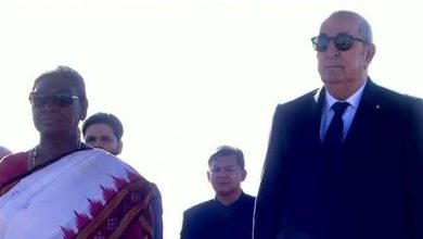 صورة شرعت في زيارة دولة الى الجزائر تدوم أربعة أيام.. 21 طلقة مدفعية ترحيبا برئيسة الهند