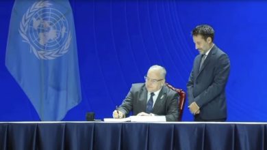 صورة اليوم العالمي لإعلان ميثاق الأمم المتحدة :  بوغالي يشدد على أهمية سيادة القانون واحترام حقوق الشعوب
