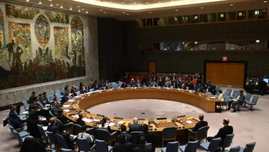 صورة إخفاق اجتماع مجلس الأمن في تحقيق التوافق بشأن العضوية الكاملة لدولة فلسطين بالأمم المتحدة