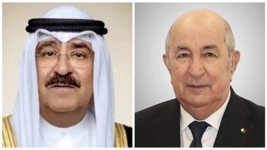 صورة الرئيس تبون يتلقى دعوة الأمير مشعل الأحمد الجابر الصباح لزيارة الكويت