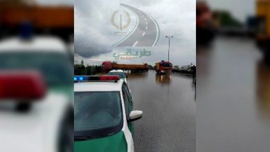 صورة فتح عدة طرق مغلقة بوسط وشرق البلاد بعد تسجيل ارتفاع منسوب المياه جراء التقلبات الجوية