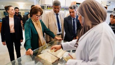 صورة بن دودة تعاين أشغال تأهيل المكتبة الوطنية ورقمنة رصيدها الوثائقي..اطلعت وزيرة الثقافة والفنون مليكة بن دودة في زيارتها التفقدية للمكتبة الوطنية بالجزائر العاصمة،