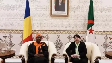صورة وزيرة البترول والمناجم التشادية في زيارة عمل إلى الجزائر لبحث تعزيز التعاون في قطاعي المحروقات والمناجم