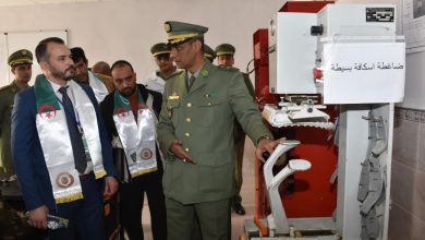 صورة زيارة إعلامية إلى مركز التدريب للمعتمدية بحاسي مسعود بالناحية العسكرية الرابعة
