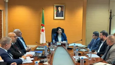 صورة وزيرة التجارة الداخلية تبحث انشغالات أصحاب المقاهي والحماصين وتعزيز استقرار النشاط التجاري