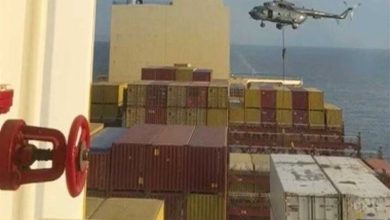 صورة إيران : الحرس الثوري يعلن الاستيلاء على سفينة مرتبطة بإسرائيل في الخليج