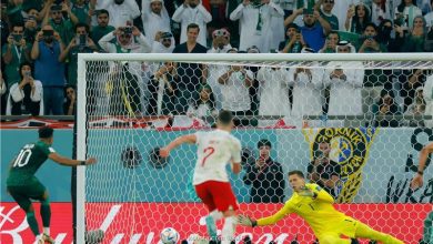 صورة مونديال قطر: السعودية تتعثر أمام بولندا وتحقق حلم ليفاندوفسكي