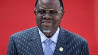 صورة وفاة رئيس ناميبيا حاجي جينجوب