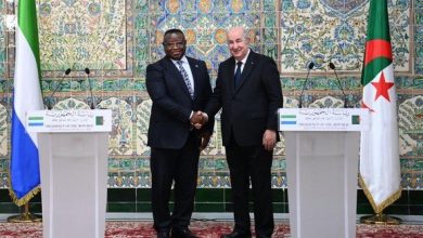 صورة زيارة رئيس جمهورية سيراليون إلى الجزائر: النص الكامل للبيان المشترك