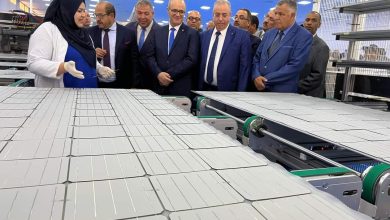 صورة وزير الصناعة يدشن مصنعا للألواح الشمسية بورقلة