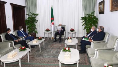 صورة الرئيس تبون  يستقبل وزير الشؤون الخارجية الموريتاني