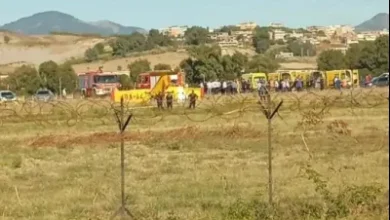 صورة فاجعة جوية بجيجل: وفاة أربعة أشخاص إثر سقوط طائرة تابعة للحماية المدنية