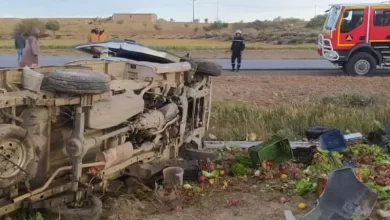 صورة الحماية المدنية: مصرع 19 شخصا خلال أيام العيد في حوادث مرور