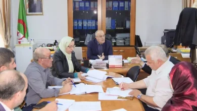صورة اجتماع تنسيقي لتقييم صيانة الطريق السيار شرق-غرب