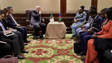 صورة الجزائر وناميبيا تؤكدان تطابق مواقفهما إزاء القضايا العادلة في إفريقيا