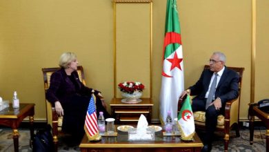 صورة وزير العدل يستقبل سفيرة الولايات المتحدة الأمريكية بالجزائر