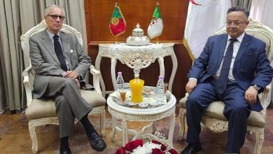 صورة وزير التعليم العالي يستقبل سفير البرتغال لدى الجزائر