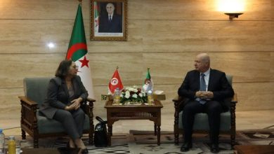 صورة وزير المالية يتحادث مع وزيرة الصناعة التونسية حول فرص التعاون والشراكة بين البلدين